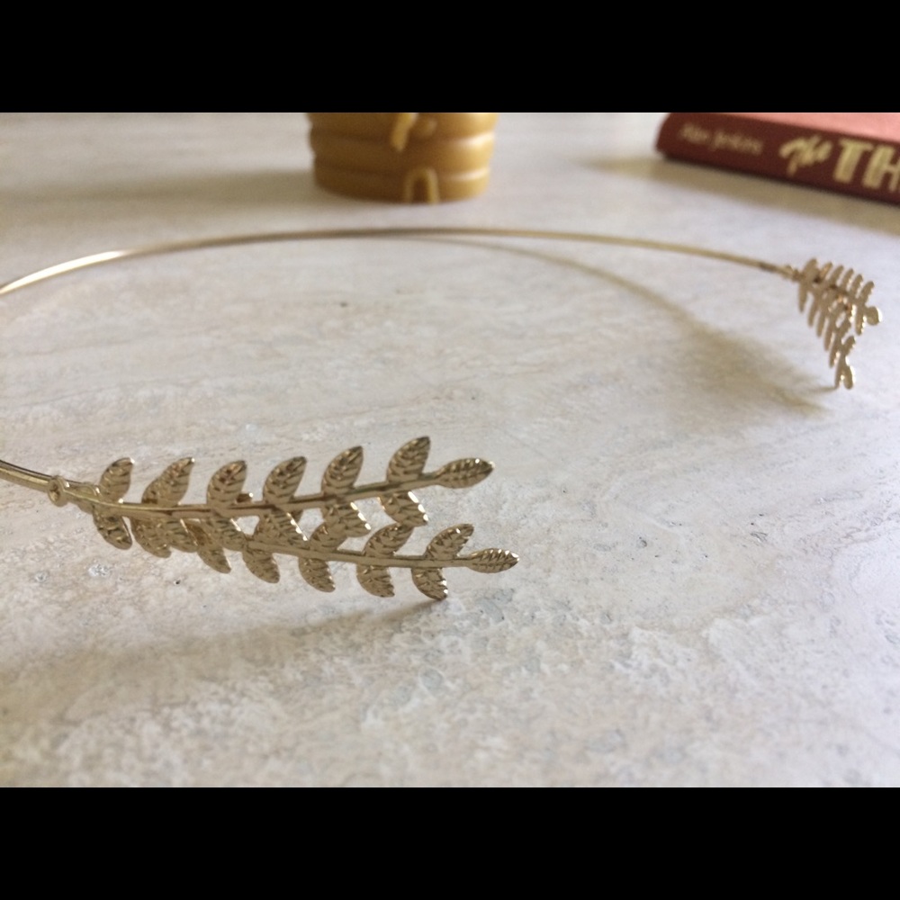 UO goddess gold leaf Roman Greek metal headband